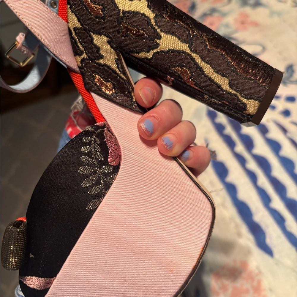 Dolce & Gabbana Patchwork Floral Platform Heels 36 - Picture 8 of 17